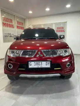 ISTIMEWA! PAJERO DAKAR 4X2 MATIC 2013 MERAH FUL ORI SIAP PAKAI NOPOL G