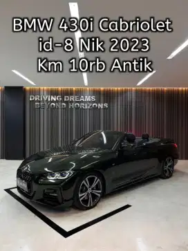 BMW 430i Convertible AT 2024 Hijau Cabriolet id-8 Nik 2023 Km10rb