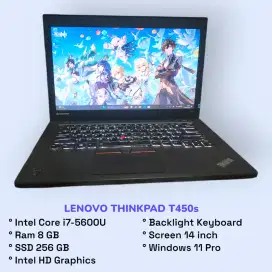 Laptop Lenovo Thinkpad T450s Core i7
