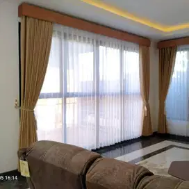 Jasa Tirai Gorden Jendela Gordyn Mewah Hordeng Model Terbaru Murah