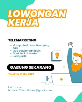 DIBUTUHKAN MITRA KERJA
