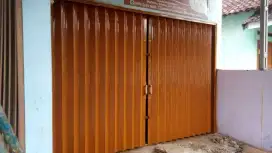 Rolling door polding gate