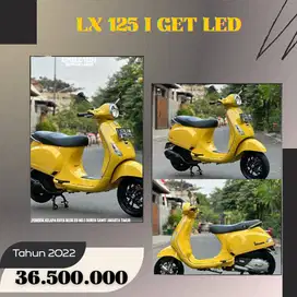 [TERMURAH] Piaggio Vespa LX IGET LED 125 tahun 2021 warna Kuning