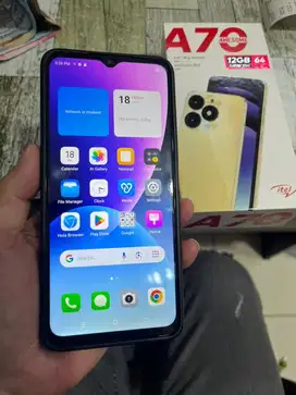 Itel a70 ram 12gb/64 istimewah fullset original no kabel harga net aja