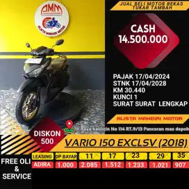 VARIO 150 EXCLSV 2018 BAYAR VIA SHOPEE TOKPED KREDIVO INDODANA AKULAKU