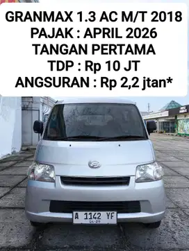 Daihatsu Granmax MB 1.3 AC 2019 Tangan Pertama