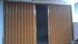 Rolling door polding gate