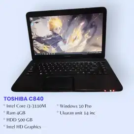 Laptop Toshiba C840