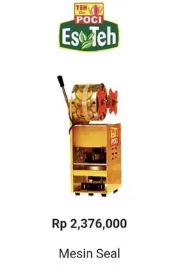 Cup sealer untuk Es Teh Poci