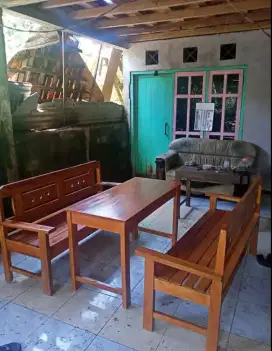 Meja kursi set murah