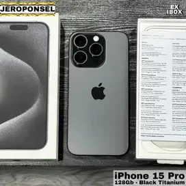IPHONE 15 PRO 128GB BLACK TITANIUM IBOX LIKE A NEW FULL ORI