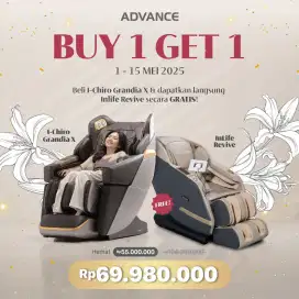 [BUY 1 GET 1] Kursi Pijat ADVANCE ICHIRO GRANDIA X