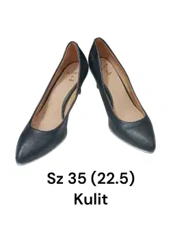 Sz 35 heels tapak tahu dan flat