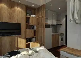 Apt Begawan Lt.16, fully furnished, ada mesin cuci, dekat UMM Malang