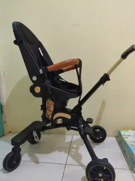 Strollee V baby Care Hitam