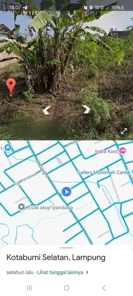 Dijual Tanah Pekarangan di Kotabumi