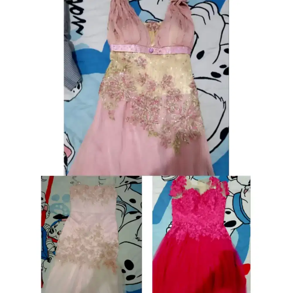 Baju pesta bagus dan elegan, 3 pilihan warna