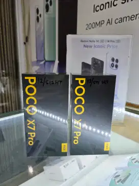 Xiaomi poco x7 pro 5g ram12/512gb garansi resmi