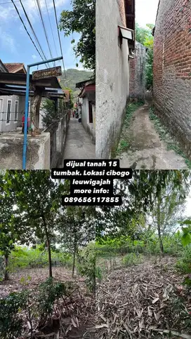 Dijual tanah pribadi 15 tumbak