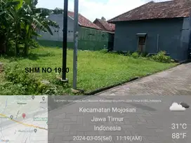 TANAH SHM 302M, DESA MENANGGAL , MOJOSARI ,MOJOKERTO - JAWA TIMUR