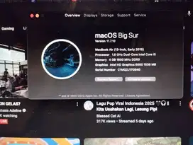 Macbook Air 2015 Second 4 GB RAM 128 GB SSD