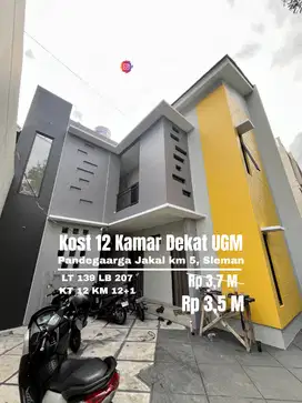 Kost Ekslussif 12 kamar dekat UGM di pandega marga jakal km 5