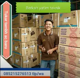 Ac baru lengkap.bayar selesai pasang