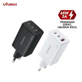 USB Adapter Vivan Power GaN C65 65W PD/QC 4.0