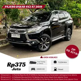 Misubishi Pajero Dakar 4x2 Diesel AT Triptonic 2019 hitam