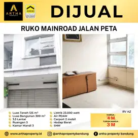 Turun Harga Ruko Bagus Mainroad 3.5 Lantai di Jalan Peta Bandung