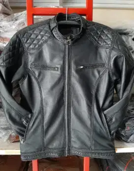 [ Best Seller ] JAKET KULIT ASLI Sulam Beckham 100% Asli Kulit Domba