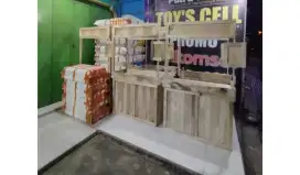 Gerobak lipat kayu serbaguna