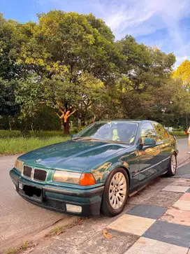 BMW E36 M52b20 320i 1995 Boston Green Full Restore Pajak On