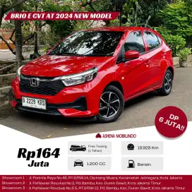 Honda Brio E satya 1.2 AT 2024 Merah Loh KM