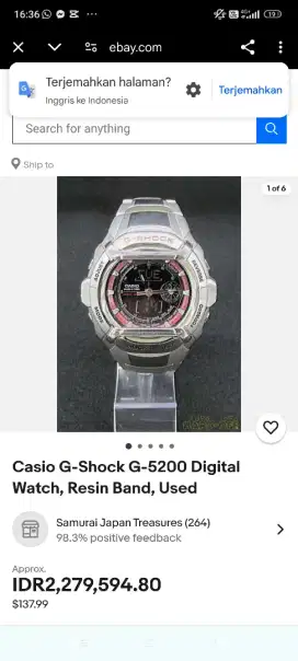 Casio G-Shock G5200