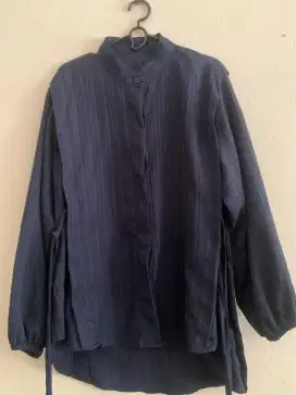Kemeja Tali Samping Polos
