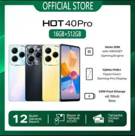 HP INFINIX HOT 40 PRO RAM 8/256GB HP MURAH GARANSI SMARTPHONE