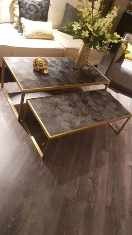 Meja Tamu Estetik Merek Home Decor