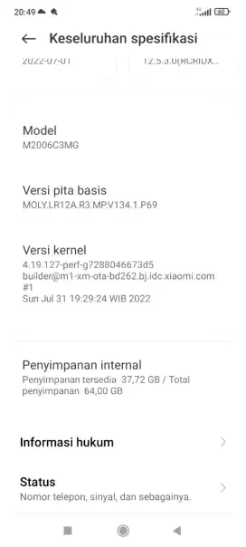 Dijual cepat xiomi redmi 9c fullset nominus.