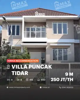Dijual rumah 2 lantai Meditarian  Villa puncak Tidar view bagus & asri