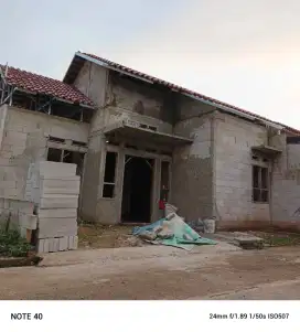 Rumah minimalis on progress 3kamar tidur di sawangan  kota Depok