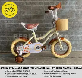 Sepeda Keranjang Anak Size 12” 16” 18” inch Mini Atlantis Classic