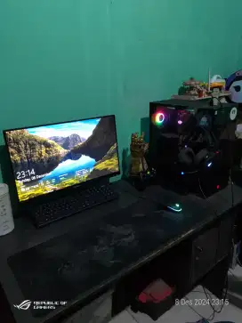 PC gaming fullset i5 8400 & rtx 3060 ti + monitor