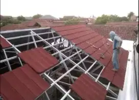 Kanopi bajaringan ganti atap rumah