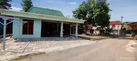 jual tanah + rumah luas 505 m2 bonus perabotan, kulkas, dll