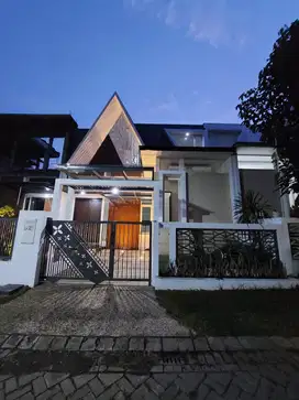 Rumah mewah modern minimalis permata jingga suhat malang