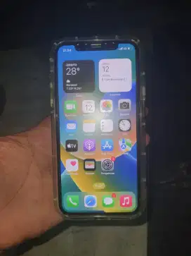 Iphone x 64 gb batangan mulus