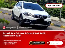 [LOW KM] Suzuki SX4 SX 4 S-Cross S Cross 1.5 AT Putih Metalik NIK 2019