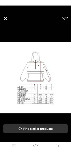 Erigo Jaket Pullover Maroon XL