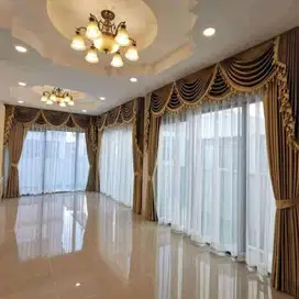 Ahli Buat  Tirai Gorden Jendela Gordyn Mewah Hordeng Model Terbaru Mur